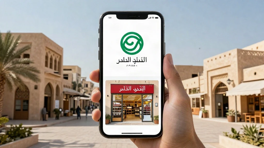 شاشة هاتف تعرض متجر إلكتروني